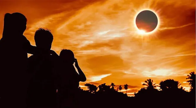 un eclipse solar para este 30 de abril