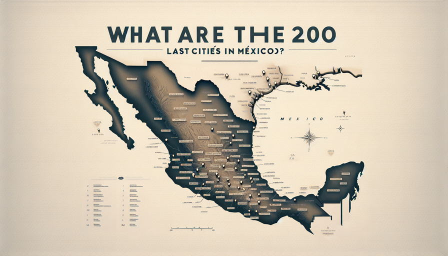 ¿Cuáles son las 20 ciudades más grandes de México?
