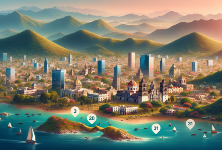 ¿Cuántas ciudades hay en el país de México?