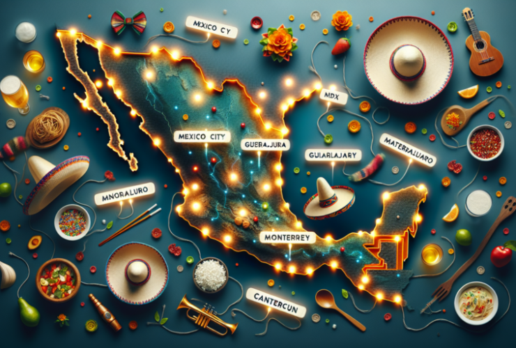 ¿Cómo se llaman algunas ciudades de México?