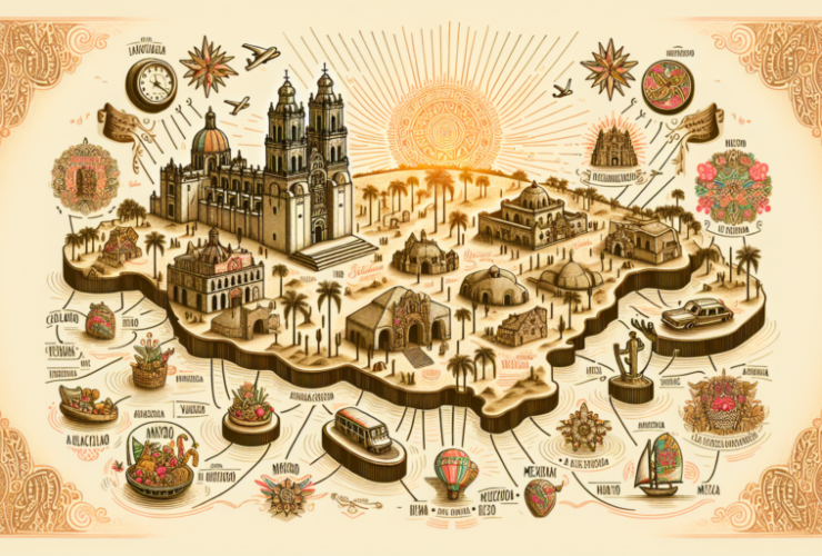 ¿Cómo se llaman los 10 lugares más turísticos de México?