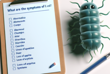 ¿Cuáles son los síntomas de E. coli?