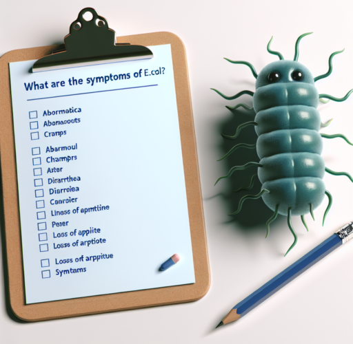 ¿Cuáles son los síntomas de E. coli?