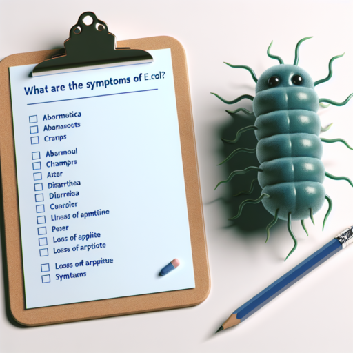 ¿Cuáles son los síntomas de E. coli?